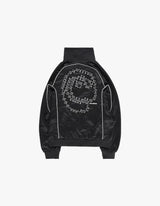 AAS LOGO TRACK ZIP UP JACKET BLACK