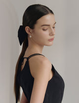 26SS★ Colombe d'Or Unbalance Ribbon Tail Hair Pin