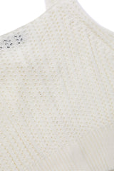 クロシェットニットベスト [Ivory]