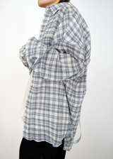 (UNISEX)エアリーコットンチェックシャツ(3colors)