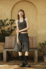 Rivet Halter Tops