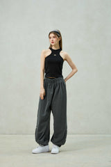 POPPY SLEEVELESS TOP / BLACK