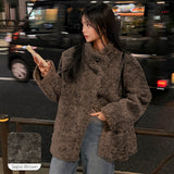Youel wool shearing coat