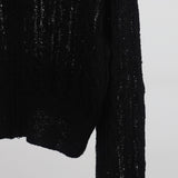 Uva see-through knit cardigan