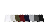 DN Henley Neck Waffle Long Sleeve T-shirt