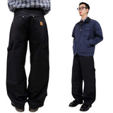 Semi-Wide Patch Carpenter Pants