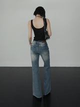 Bailon Flower Jacquard Sleeveless