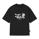 ホーリームーブアップルオーバーフィット半袖Tシャツ_ブラック