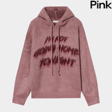 Flow Lettering Brush Hood Knit