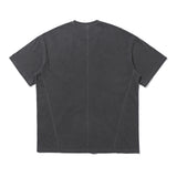 トラベリングピグメントTシャツ チャコール