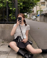 Lira パンチングビスチェ