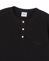 26SS ADLV ヘンリーネックワッフル長袖Tシャツ