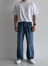 エッセンシャル セミオーバーフィット コットン ショートスリーブ Tシャツ