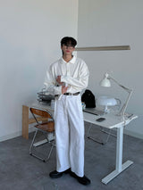 Wiley Side Pintuck Cotton Pants (3color)