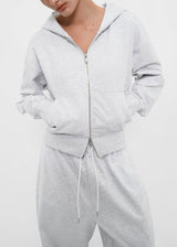 [B-BASIC] Mid-sweat Hooded Zip-up