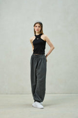 POPPY SLEEVELESS TOP / BLACK