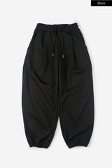 ミンクピンタックバルーンジョガースウェットパンツ