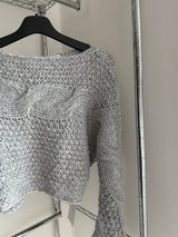 Boat Neck Knitwear (4 colors)