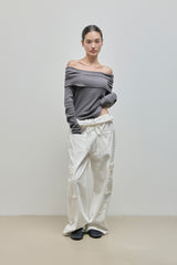 Fold Cargo Pants_Ivory
