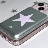 [made] milky star MagSafe card wallet