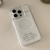 hucha be happy in this moment case(mag safe)