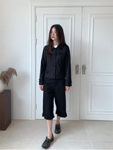 ROUND COLLAR FRILL JACKET (2C)