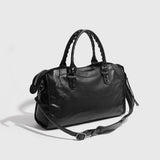 [Unisex] Stud Leather Cross Motor Bag