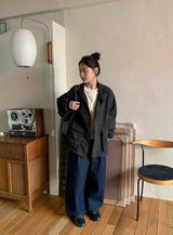 [unisex] Camboff Washing Over Bomber Jacket
