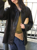 Penka Leather Field Jacket
