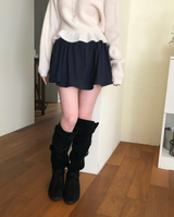 bordier butter shirring plum mini sk
