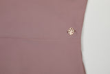 BACK RIBBON LEOTARD SWIMSUIT_Mauve Pink