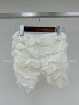 ribbon lace cancan frill shorts