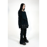 RUFFLE BUTTON DRESS
