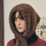 Label Fur Bandana / Brown
