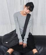 CHECK LAYERED LONG SLEEVE - GRAY