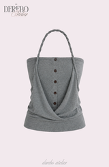 Mild Halter Strap Tube Top