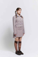 Stitch mini skirt (Pink)