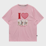 I LOVE Maltese Half Sleeve T-shirt