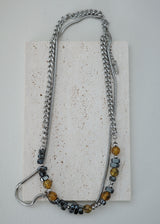 [s.steel] snake necklace | 스네이크 목걸이