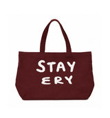 Daisy Patch Lettering Big Tote Bag