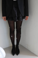 mini ribbon tights (2colors)