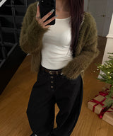 [BASIC ITEM] Modal u neck long slim t-shirts(4color)