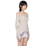 WMNS BEUTER® GREIGE BALACLAVA HOODIE / WMNS BEUTER® グレイジュ バラクラバフーディ