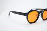 Vatic Vintage Optical Otosan Black-framed curry orange lens