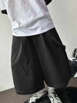 コットンチェーンオフバルーンバミューダショーツ 2カラー