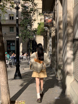 [MADE] Peto Pintuck Mini Skirt