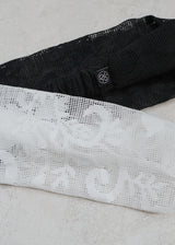 Lace Leaf Mesh Hair Band_Black
