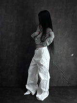 shine studded cotton pants (2color)