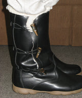 Mist 0035. Toggle Button Fur Boots - 2colors