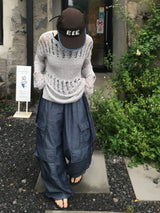 Multi-pocket non-fade shirring cargo pants (2c)